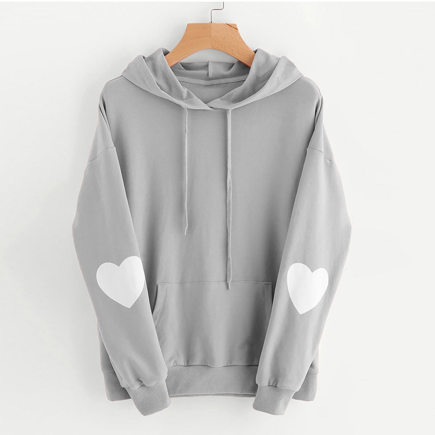 Full-body Printed Crewneck Jacket Diy Plus Fleece Hooded Clothes