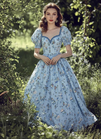 Womens Plus-Size Bohemian V-Neck Printed Short-Sleeve Dress