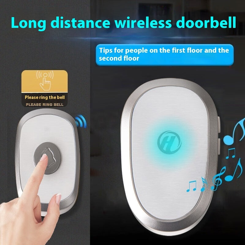 Smart Wireless Doorbell Waterproof Remote Chime for Home