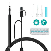 The New 5.5mm Three-in-one Ear Spoon Visual Ear Endoscope Ear Canal Endoscope 1m