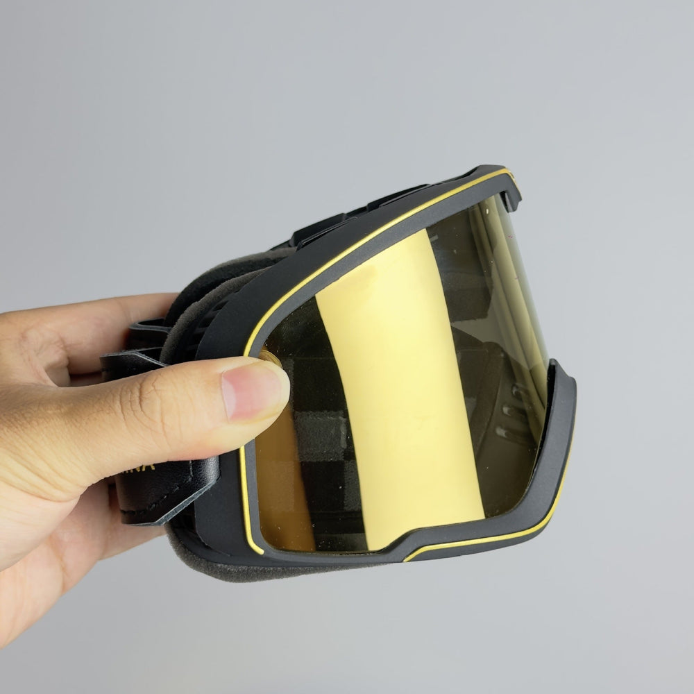 Retro-style DEUS Motorcycle Helmet Goggles