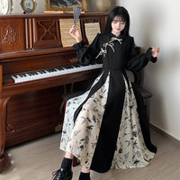 Retro Dress With A Designer-inspired Patchwork Design