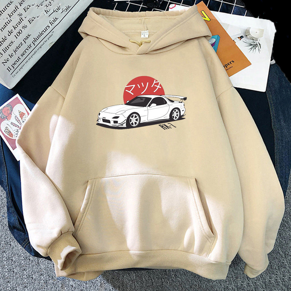 Fashion Hooded Sweatshirt Car Culture