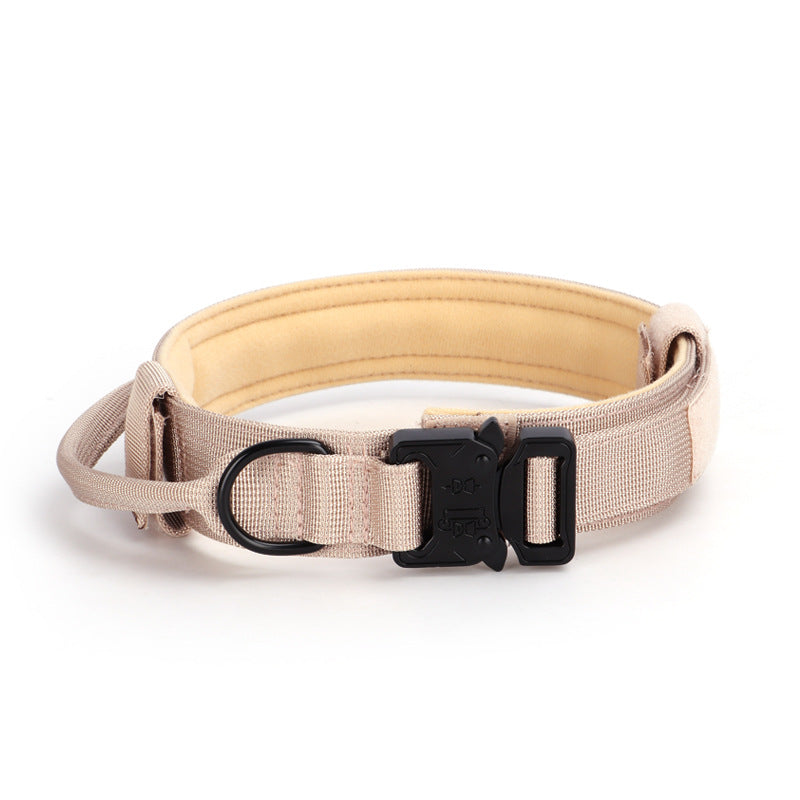 Tactical Dogs Collar Traction Rope Adjustable Military Pets Collars German Shepherd Training Medium Large Dog Pet Accessories