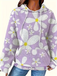 Hooded Sweatshirt Digital Printing Casual Women's Hooded Sweatshirt