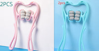 6-Wheel Manual Neck Massager - Pain Relief Roller
