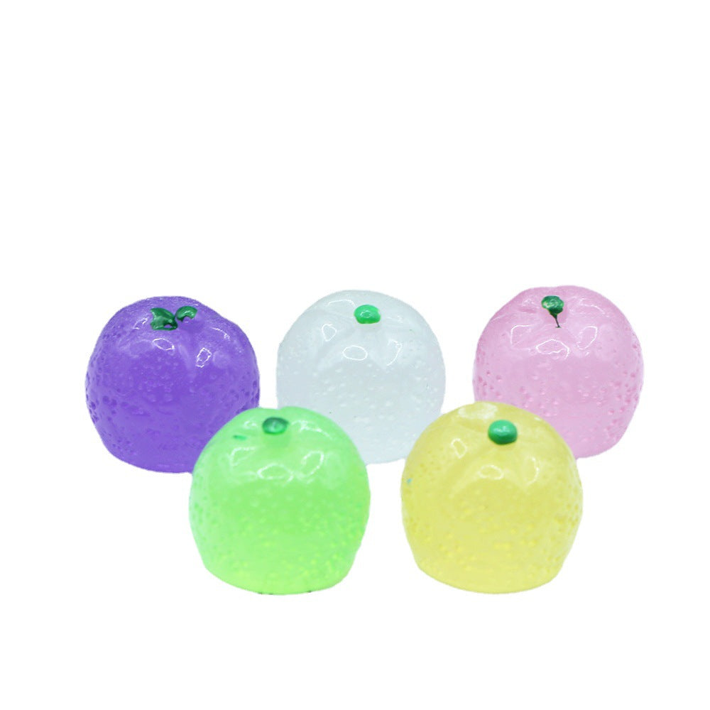 Glow Simulation Fruit DIY Stereo Resin Accessories