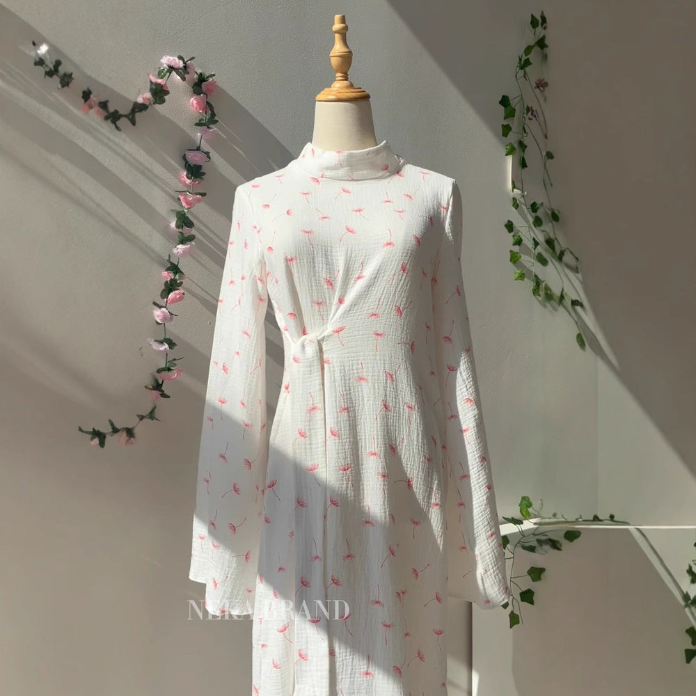 Women's Clothes Clothes Fresh Autumn Floral French Dress Women