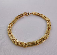 Stainless Steel Cross-link Flat-link Chain Handcrafted Chain Bracelet Necklace, And Accessory