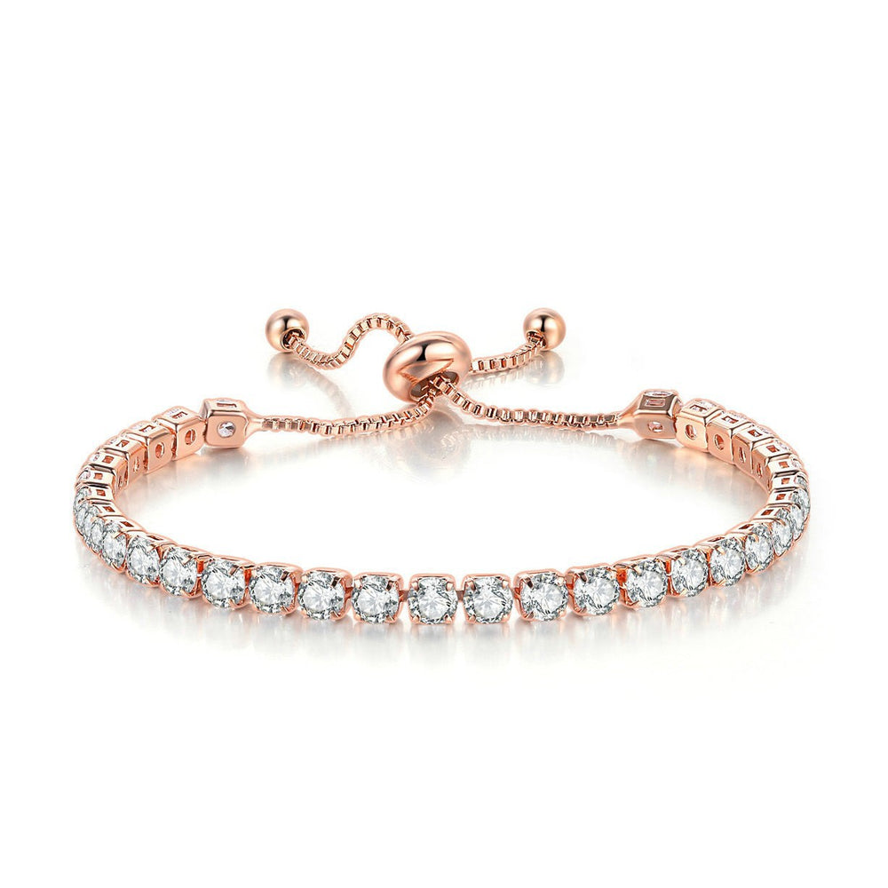 Strobe Tennis Full-Diamond Bracelet Niche Design With A Luxe High-End Vibe