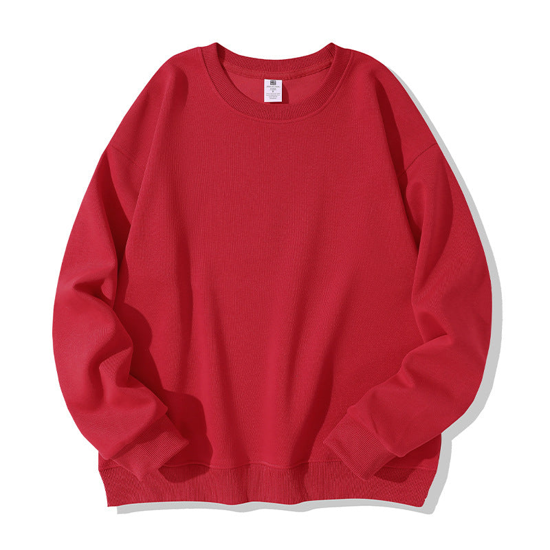 Autumn And Winter American Retro Composite Crew Neck Pullover Sweatshirt Men
