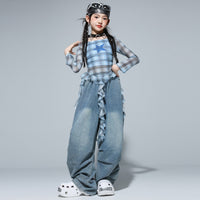 Girls Clothing Kids Hip-Hop Street Dance Trendy Outfit Set