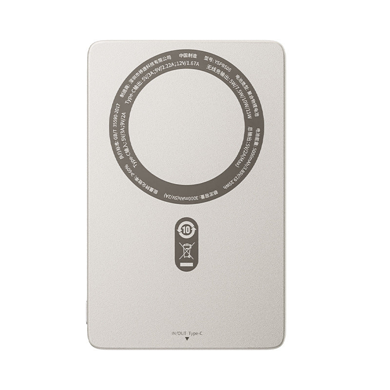 Speed 5000 MA Power Bank Ultra-thin Transparent
