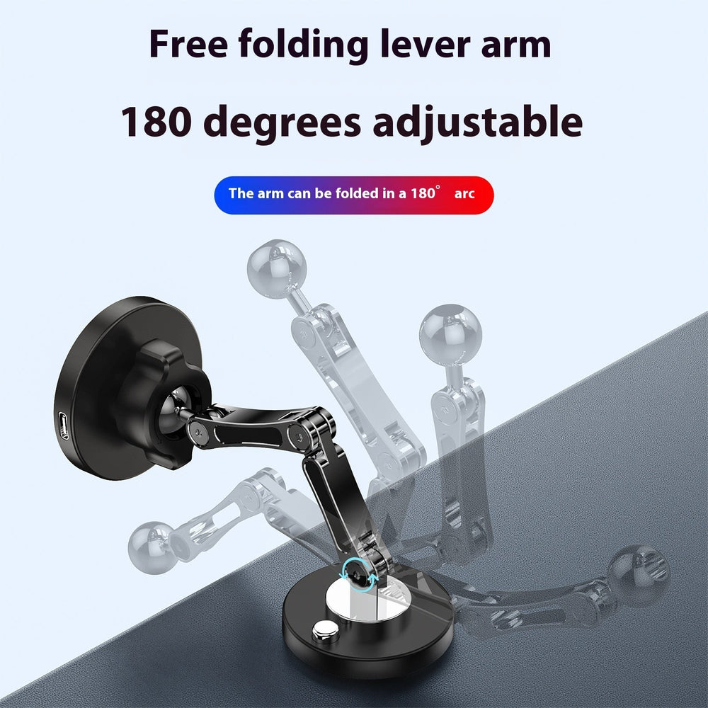 Rotating Car 360 Degrees 15W Magnetic Zinc Alloy Bracket