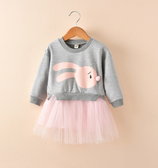 1 long sleeved dress 2 female baby cartoon 3 4 princess dress lace dress tide