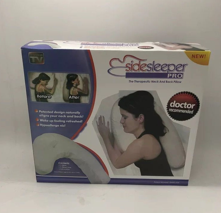 Cotton Pillow Side Sleeper Pillows Neck & Back Pillow