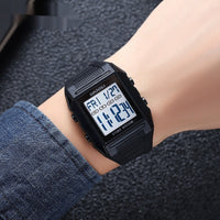 Lightweight Waterproof And Luminous Square Electronic Sports Watcha Classic And Stylish Choice