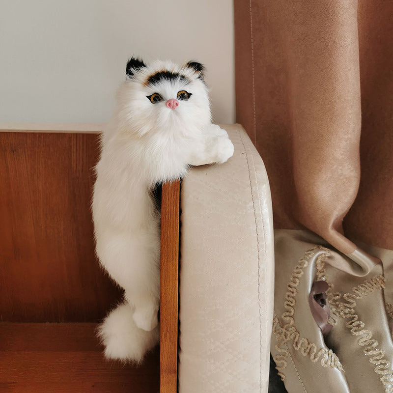 Simulation Cat, Exquisite TV Hanging Cat Home Accessories