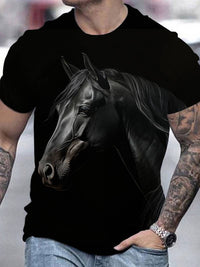 Mens 3D Printed Short-Sleeve T-Shirt