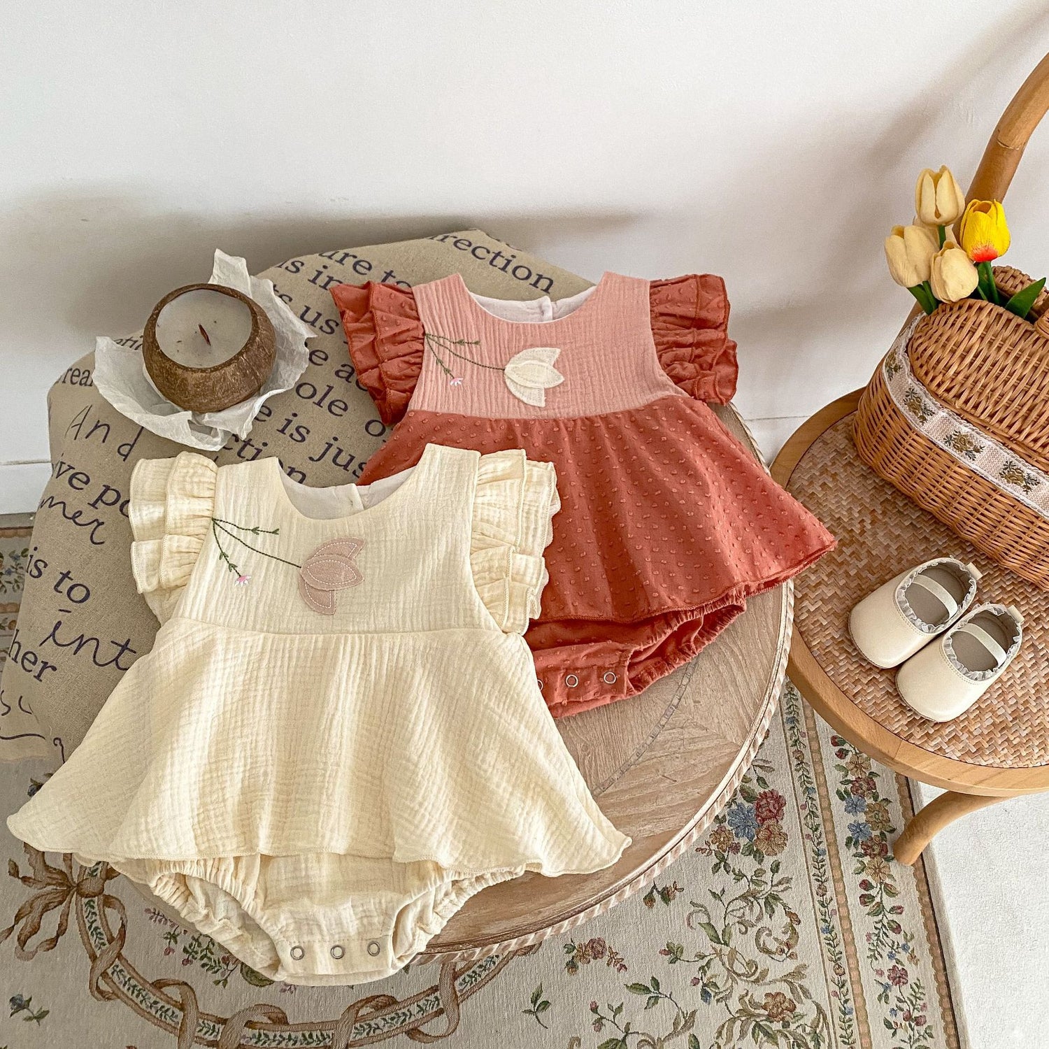 Girls Princess Dress Summer Embroidered Korean Style Cute Kids Outfit