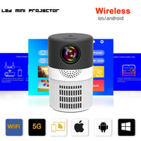 JHT400 Mini Portable Home Projector - Smart Wireless Micro Projector