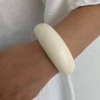 Exaggerated Resin-dyed Wide Bracelet