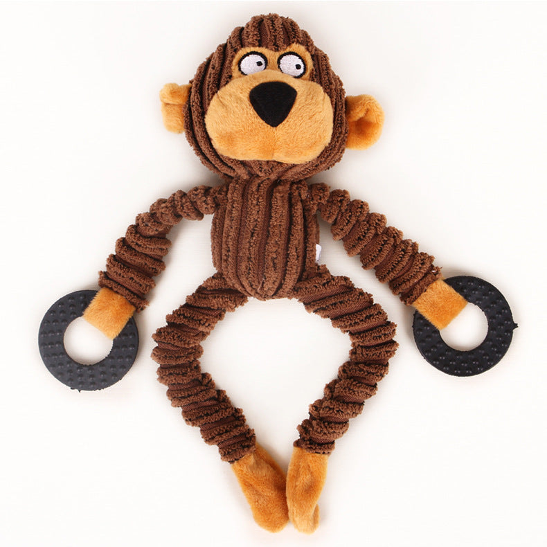 Dog Chew Toy Pet Plush Squeaky Paper Toy