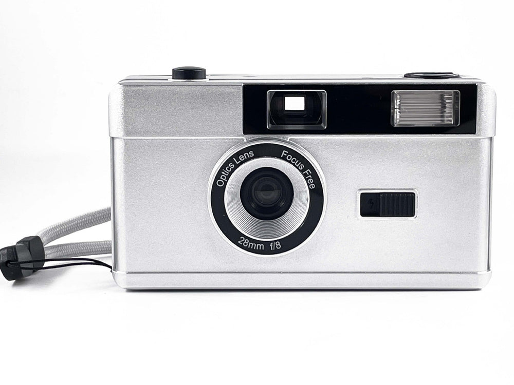 35MM Retro Film Camera With Flashing Light