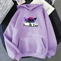 Mazda RX7 Printed Hoodie Men Women Fashion Hooded Sweatshirt