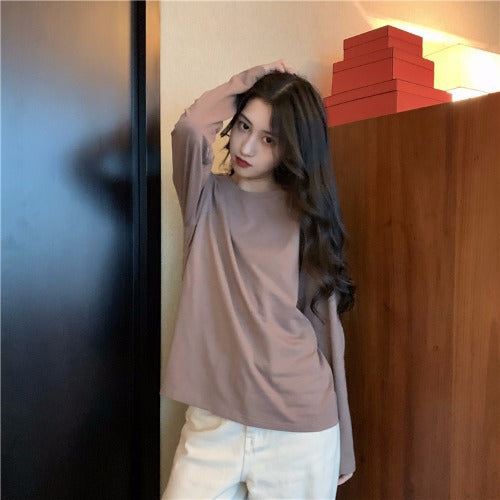 Bottoming Shirt Long Sleeve T-shirt Women''s Wear Clothes Early