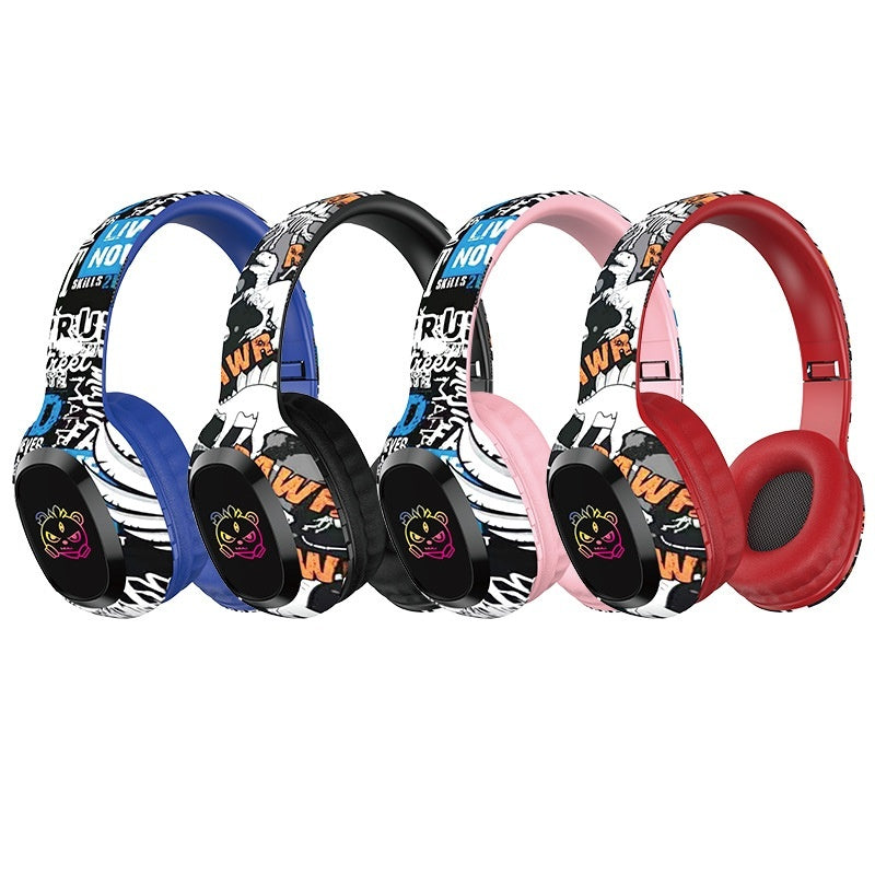 Over-ear Long-lasting Wireless Music Sports Bluetooth Headphones