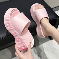 Non-slipHeight-increasing Thick-soled Slippers For Women