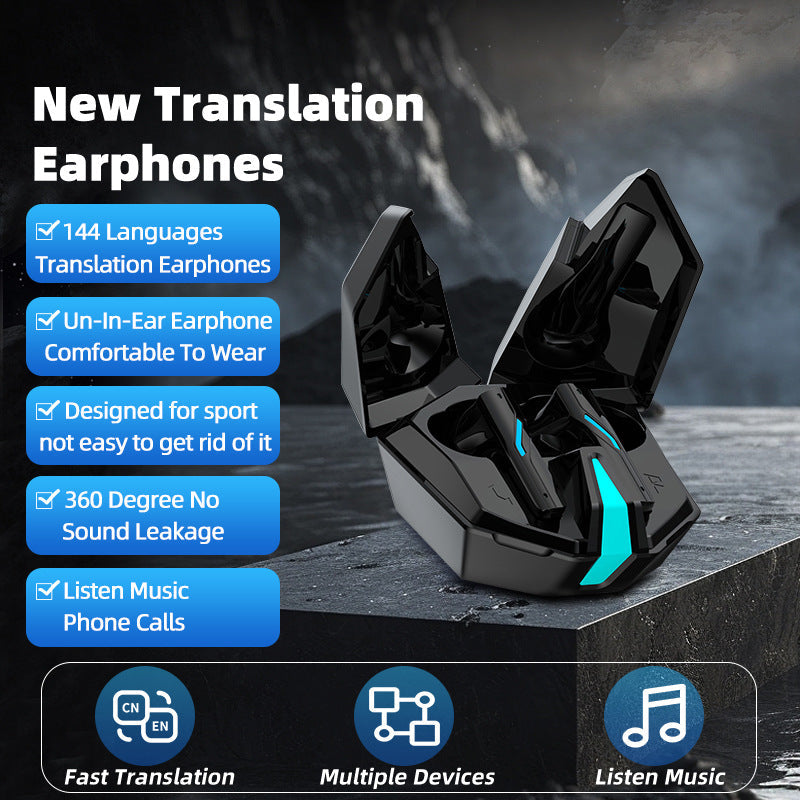 Chinese-English Voice Translation Headphones Ultra-clear Intelligent Ai Conversation