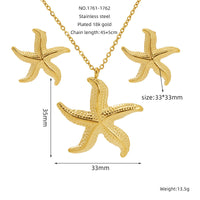 Stainless Steel Vintage Necklace And Stud Set Titanium Steel Jewelry Pendant Necklace And Earrings