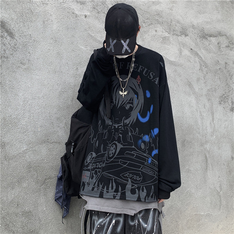 Cartoon Japanese Sweatshirt Men And Women
