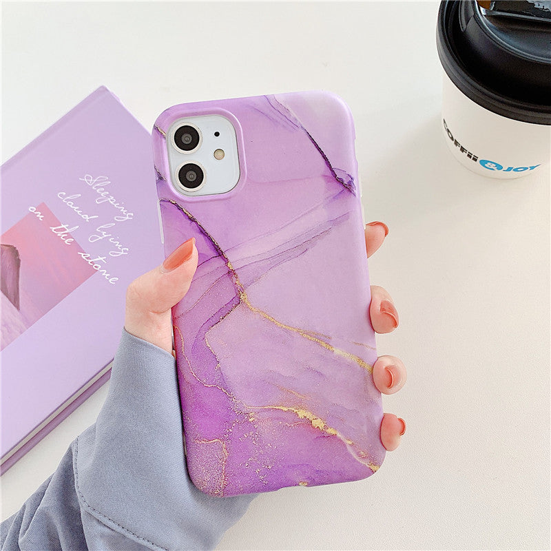 Creative marble mobile phone case