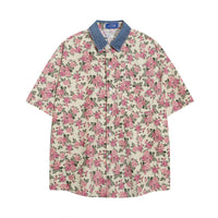 Fashion Small Floral Shirt Summer Men