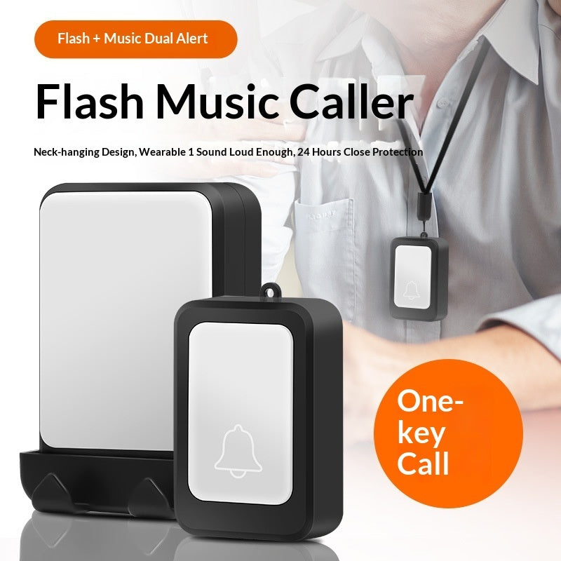 Plug-free Wireless Remote-controlled Audio And Visual Doorbell