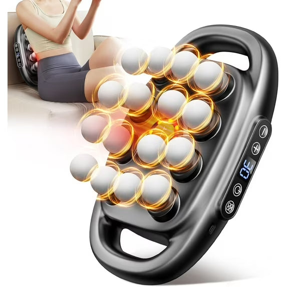 16-Head Deep Tissue Massage Gun - Percussion Muscle Relief