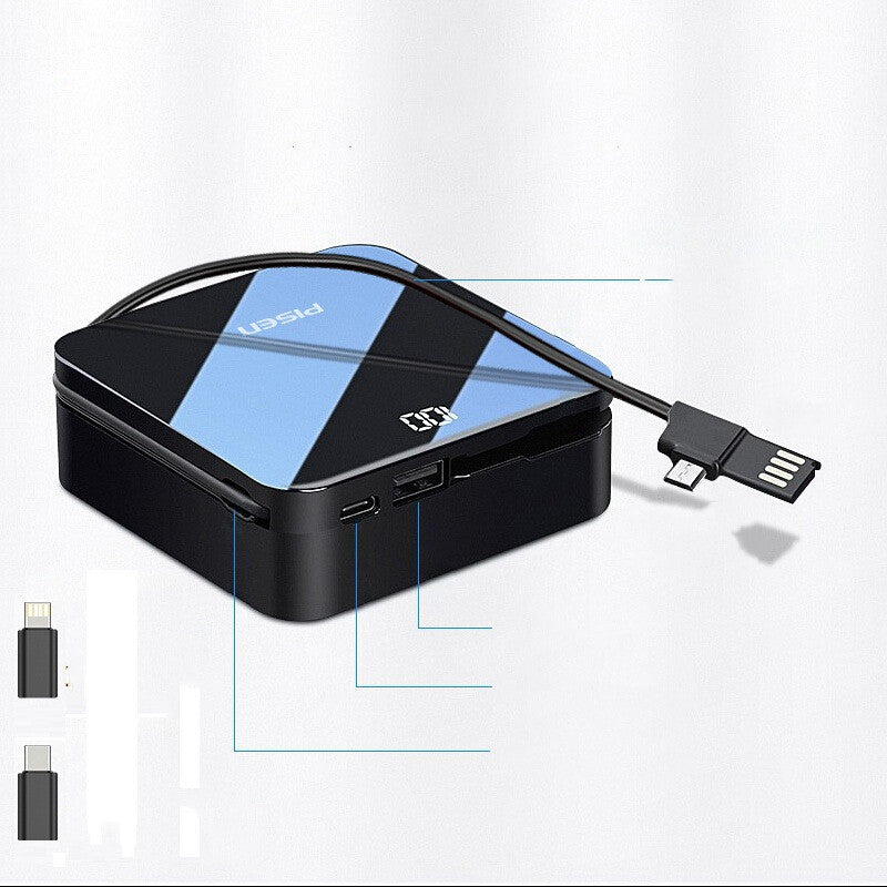 Charging treasure comes with cable mini