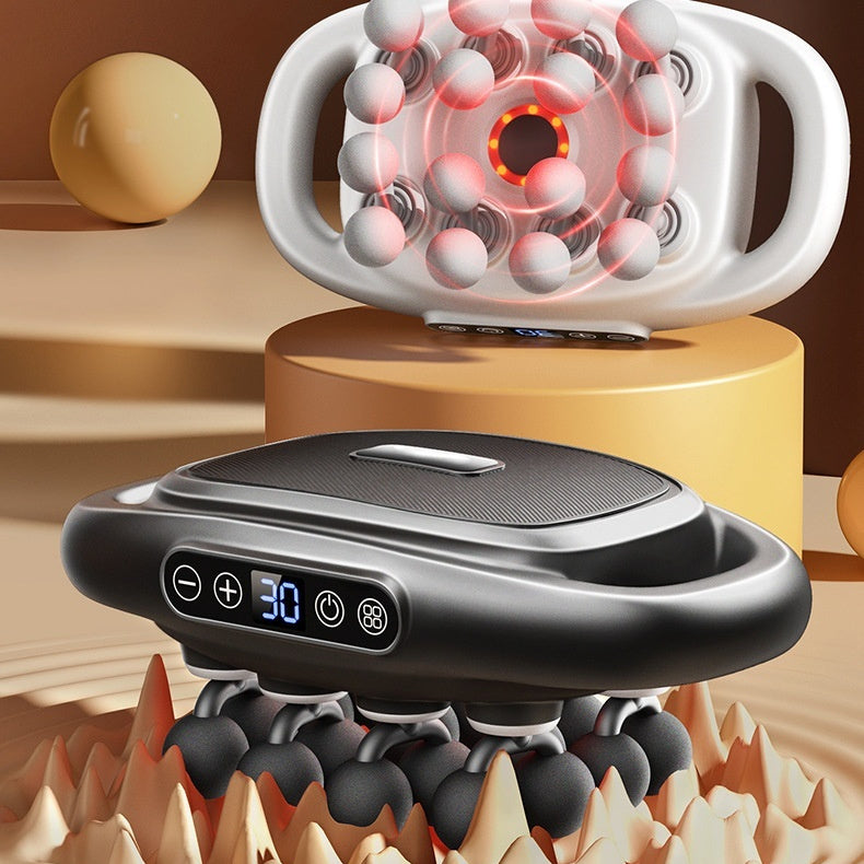 16-Head Deep Tissue Massage Gun - Percussion Muscle Relief