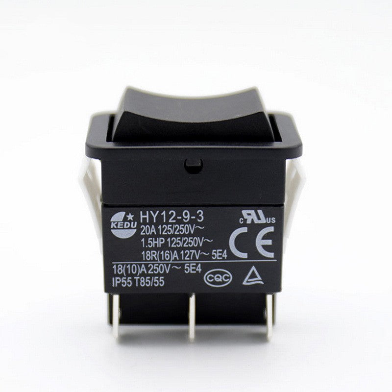 HY12-9-3 Arc Buttons Button Rocker Switch HY12 3 Gear Self-reset Lock-free Positive And Negative Rotation Switches