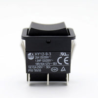 HY12-9-3 Arc Buttons Button Rocker Switch HY12 3 Gear Self-reset Lock-free Positive And Negative Rotation Switches