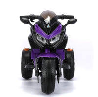 Kids Motorcycle Ride-On Motorcycle 3-Wheels Battery Powered Motorbike Rechargeable 12 V Kids Ride On Toy With PU Seat Training Wheels Manual Throttle Drive By Hand Lighting Wheels