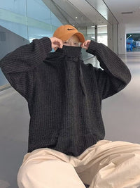Men's Spring And Autumn Idle Style Knitwear Sweater