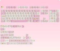 Transparent Frosted Keycaps Magnetic Switches Complete Keycap Set