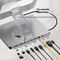 Type-c Extended Rotating Folding Laptop Stand