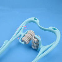 6-Wheel Manual Neck Massager - Pain Relief Roller