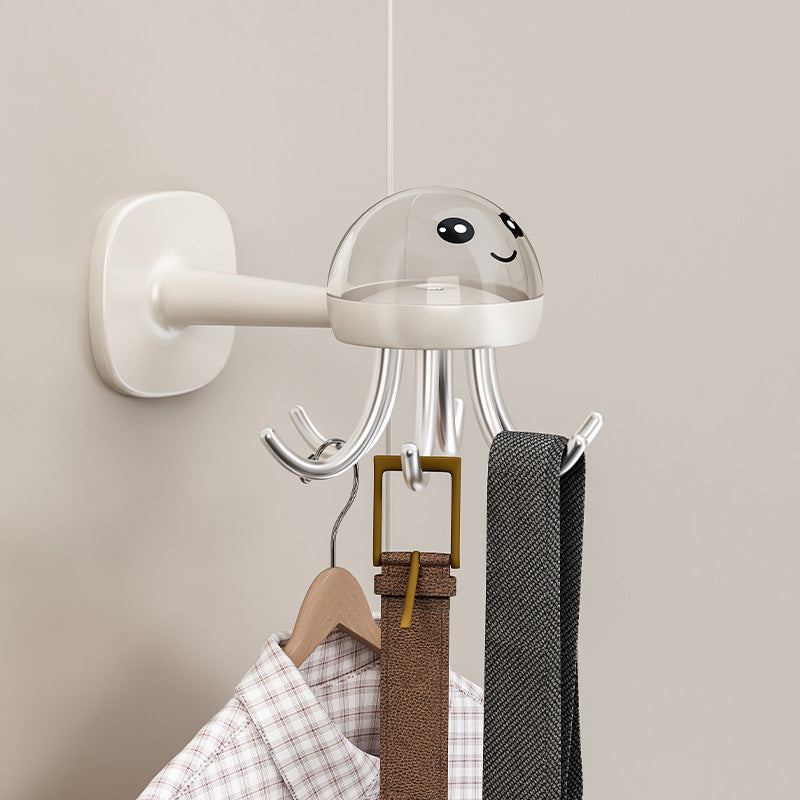 Powerful Multi-functional Six-claw Rotating Hook Rack Kitchen Storage Gadgets