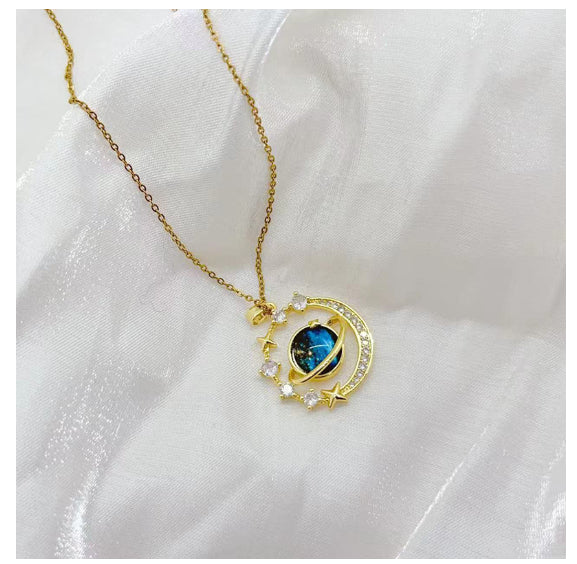 Luxury Elegant Micro-pave Zircon Necklace For Women